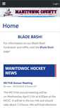 Mobile Screenshot of manitowochockey.org